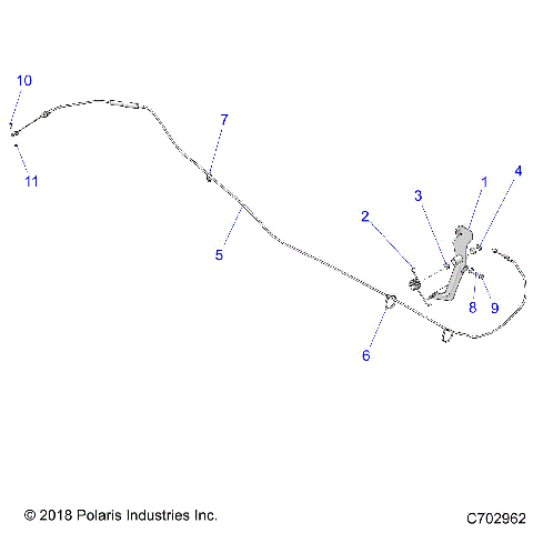 ENGINE, THROTTLE PEDAL AND CABLE - D24P2ED4D4 (C702962)
