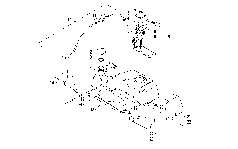 GAS TANK ASSEMBLY (UP TO VIN: 4UF10ATV3AT202941 AND VIN: 4UF10ATV7AT203026 TO 4UF10ATV3AT203037) [92093]