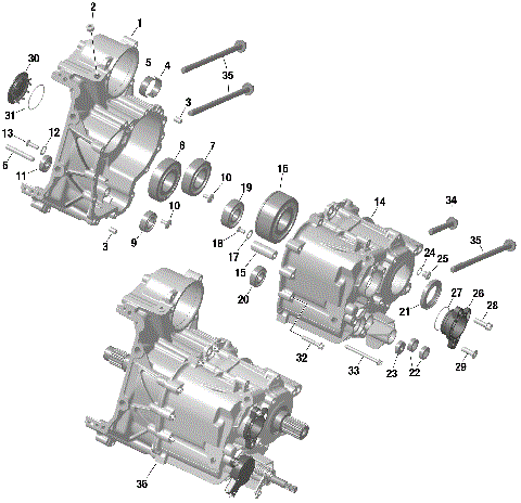 01- ROTAX - GearBox Housing