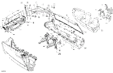 05- HULL - Front Deflector Float and Front Bumper