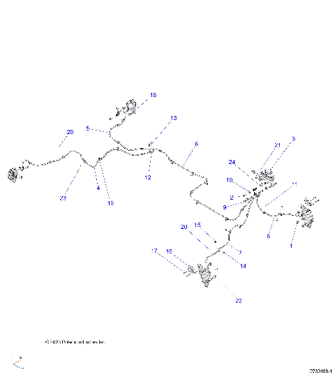BRAKES, BRAKE LINES AND MASTER CYLINDER - R25TAE99FM/TAS99CM/EM/GM (C730188-1)