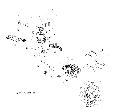 BRAKES, BRAKE SYSTEM - S12CN8/CY8 ALL OPTIONS (49SNOWBRAKE11PRMK)