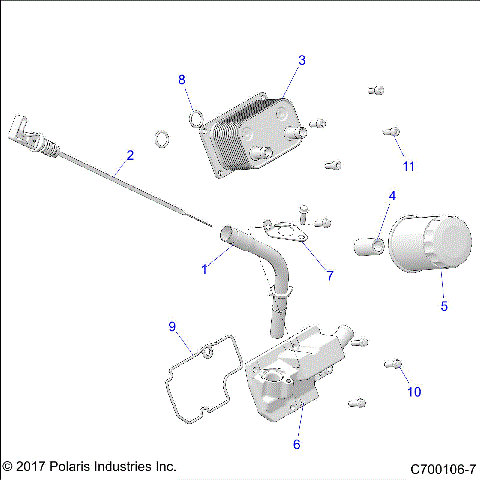 ENGINE, DIPSTICK AND OIL FILTER - Z21N4E99NG (C700106-7)