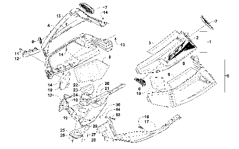 SKID PLATE AND SIDE PANEL ASSEMBLY [93536]