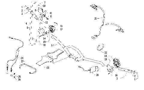 HANDLEBAR AND CONTROLS [86782]