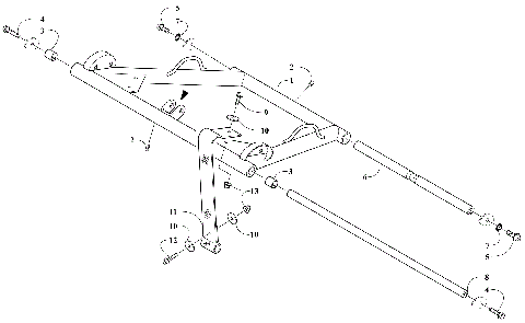 REAR SUSPENSION FRONT ARM ASSEMBLY [106381]