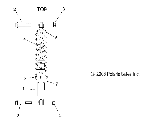 SUSPENSION, SHOCK, IFS - S09NJ5BS/BSF/BSL/BE (49SNOWSHOCKIFS7042197)