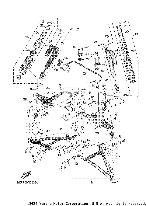 FRONT SUSPENSION & WHEEL