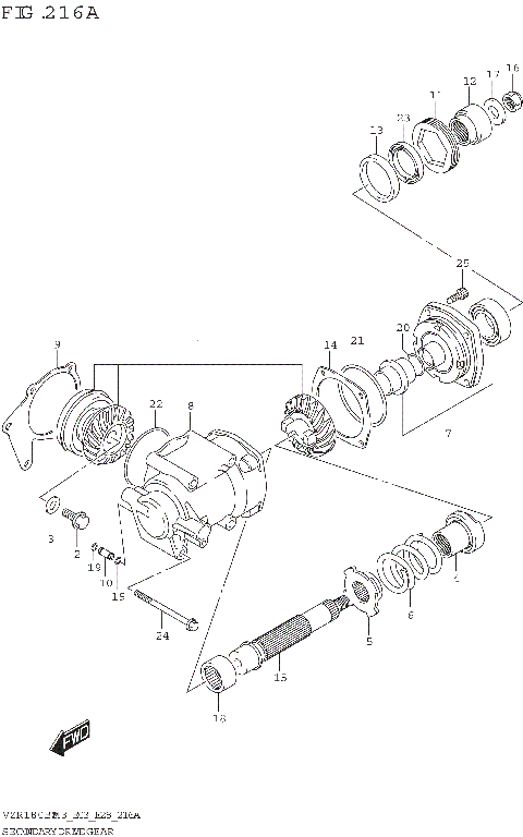 SECONDARY DRIVE GEAR