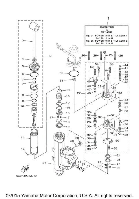 POWER TRIM TILT ASSY 1