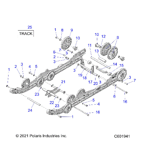 SUSPENSION, REAR - S24TKL8RS (C601941)