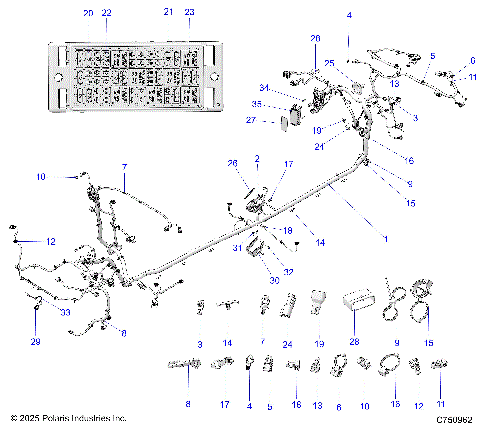ELECTRICAL, WIRE HARNESS, CHASSIS - Z26S4D92AN/AH/BN/BH (C750962)