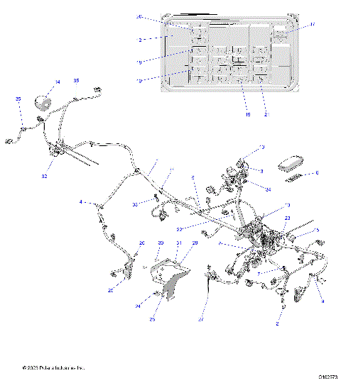 ELECTRICAL, MAIN WIRE HARNESS - A25SEA57F1/C1/C2/E1/E2 (C102573)