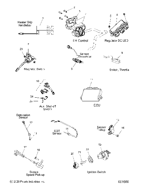 ELECTRICAL, SWITCHES, SENSORS and COMPONENTS - S21TKP8RS/8RE ALL OPTIONS (601656)