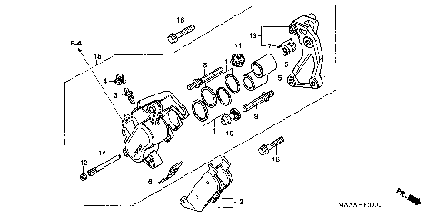 FRONT BRAKE CALIPER