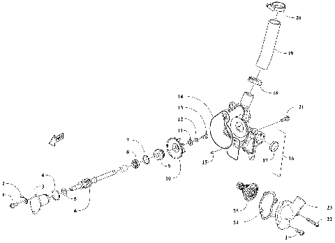 WATER PUMP AND THERMOSTAT [106213]