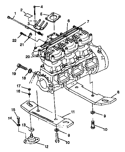 ENGINE MOUNTING - B984590 (4946314631b001)