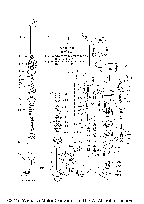 POWER TRIM TILT ASSY 1