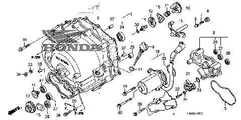 FRONT CRANKCASE COVER