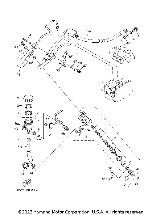 REAR MASTER CYLINDER