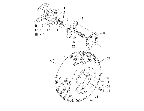 FRONT WHEEL ASSEMBLY [83497]