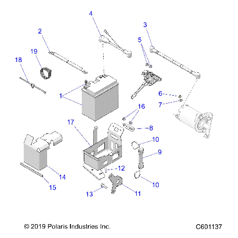 ELECTRICAL, BATTERY BOX  ASM. - S21CBU5BSL (C601137)