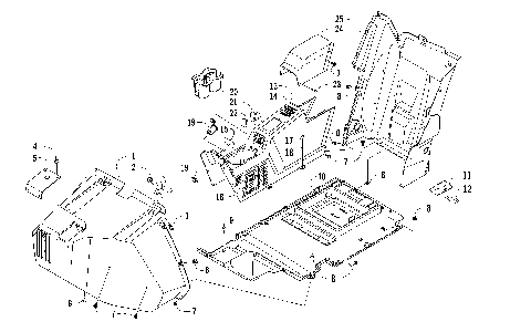 CONSOLE AND FLOOR PANEL ASSEMBLY [98529]