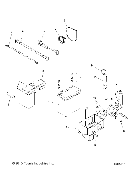 ELECTRICAL, BATTERY and CABLES - S19EHM8P E.S. OPTION (600267)