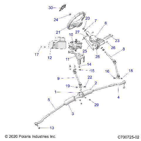 STEERING, STEERING ASM., VELOCITY - Z21PAE92AE/AN/BE/BN (C700725-02)
