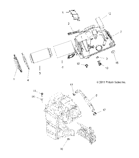 ENGINE, AIR INTAKE - A14DN8EFQ (49ATVAIRINTAKE12SP850F)
