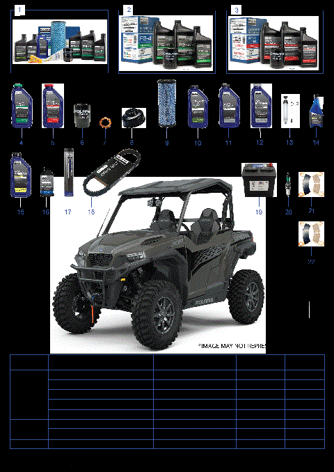 *SERVICE AND MAINTENANCE PARTS LIST*