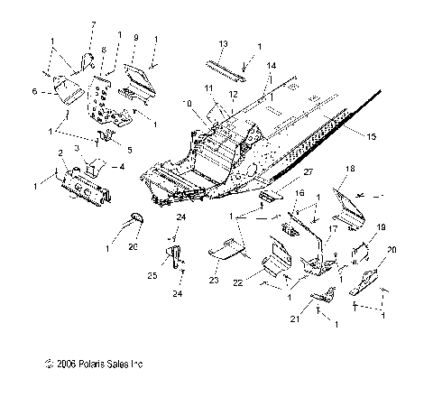 CHASSIS, FRONT - S07PY7FS/FE (49SNOWCHASSISFRTFSTOUR)