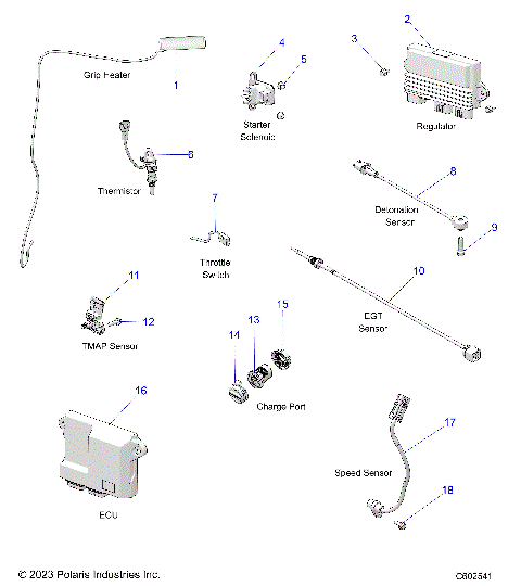 ELECTRICAL, COMPONENTS - S24TLP8RS (602541)