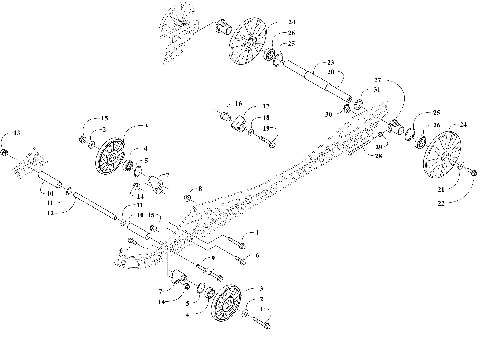 IDLER WHEEL ASSEMBLY [110566]