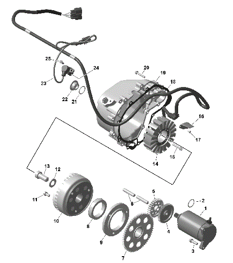 01- ROTAX - Magneto and Electric Starter