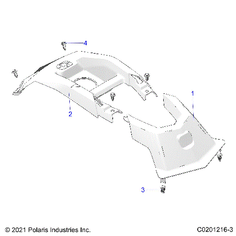 BODY, FRONT COVER - A24SEE57A1/A3/A6/A9/B1/B3/B6/B9 (C0201216-3)