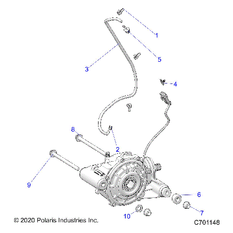 DRIVE TRAIN, FRONT GEARCASE MOUNTING - R21RRK99A9/AP/AW/B9/BP/BW (C701148)