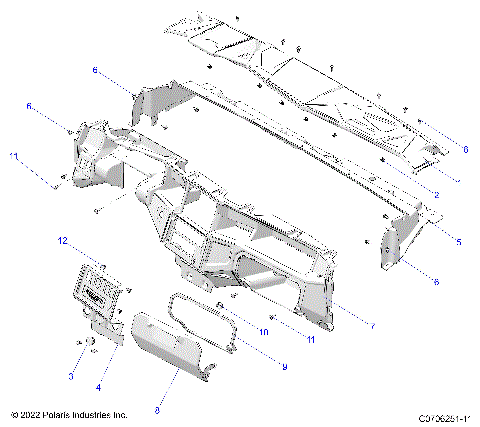 BODY, DASH - G25GXP99 (C0705268-1)
