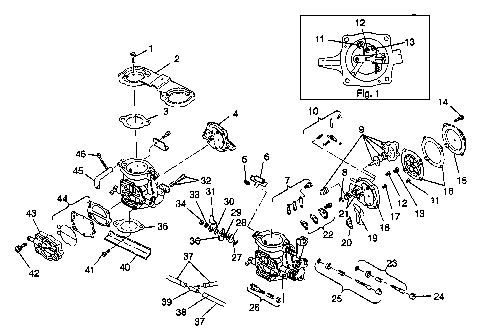 CARBURETOR SLT 700 B974572 (4941124112C001)