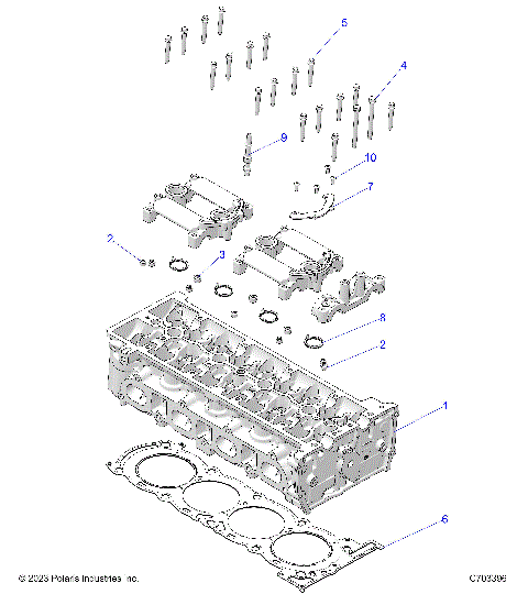 ENGINE, CYLINDER HEAD - Z24RGD2KAH/AL/BH/BL  (C703396)
