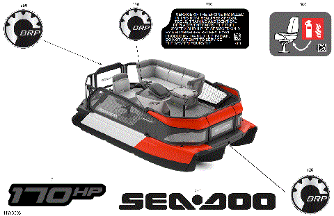 03- DECALS - Feature Decals - 170HP - Base or Sport Package