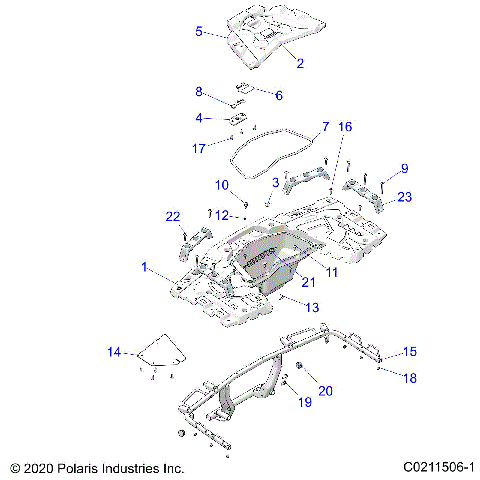 BODY, REAR RACK - A24SXD95A9 (C0211506)