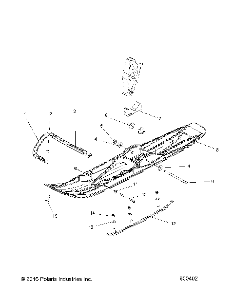 STEERING, SKI ASM. - S19CEF5BSL (600402)