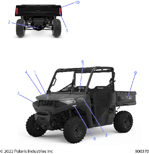 BODY, DECALS, GRAPHIC- R22MAK57B4 (900370)