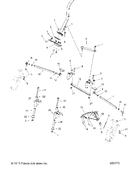 STEERING, LOWER - S16CJ5BSL/BEL (600173)