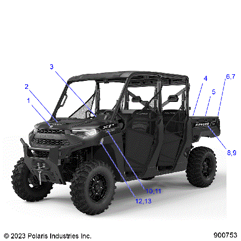 BODY, DECALS, GRAPHIC - R24RSF99AY (900753)