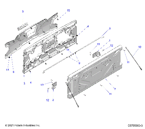 BODY, BOX, TAILGATE - G25GXP99 (C0705660-3)