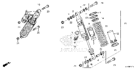 REAR SHOCK ABSORBER (2)