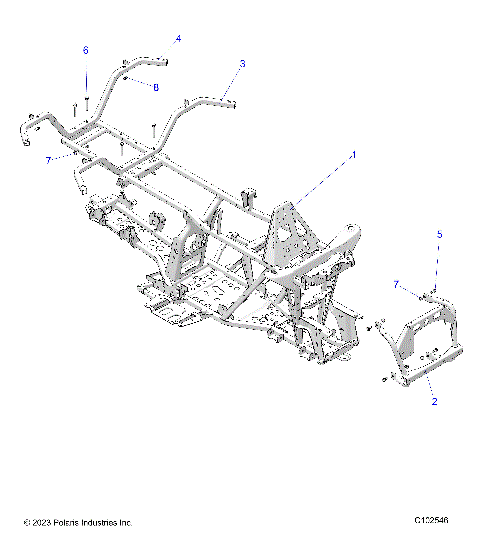 CHASSIS, FRAME - A24SEE57A1/A3/A6/A9/B1/B3/B6/B9 (C102546)