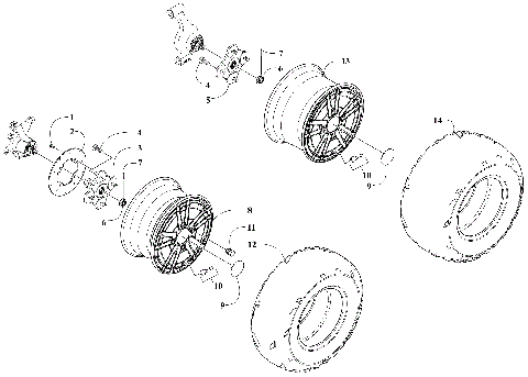 WHEEL AND TIRE ASSEMBLY [302815]